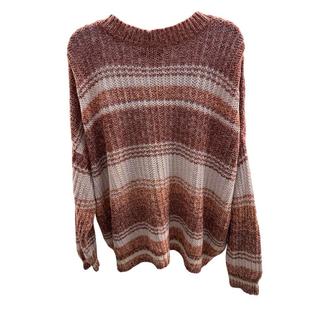 American Eagle Women's L Pullover Knit Sweater Mauve Coral - Picture 3 of 4